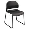 Hon LavaStacking Chair, 21-1/2"L31"H, Armless, PlasticSeat H4031.LA.T